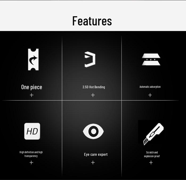 Geely Galaxy Starship 7 Central Display Tempered Glass Protector & Interior Decor for 25 Models