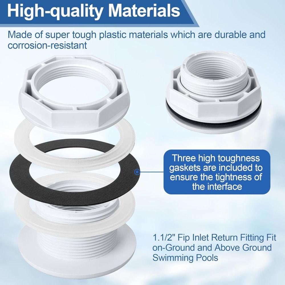 With Locknut Pool Return Fitting With Gasket Pool Water Return Fitting  for Hayward SP1023