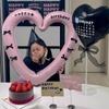 Bow Heart-shaped Balloon With Bow Sticker Girlfriend Birthday Party Decoration Props Wedding Decoration