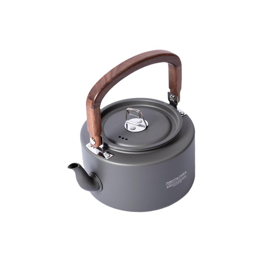 Mountain Guest Lightweight Aluminum Backcountry Camping Kettle - Large Capacity, Portable, Ideal for Outdoor Tea Brewing