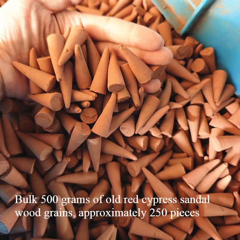 Old Mountain Sandalwood Grains Conical Incense/Temple Offering To Buddha and Indoor Purifying The  Air and Calming The Mind