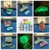 800m Funktionelles Garn Leuchtet im Dunkeln Polyester Leuchtendes Dickes Garn 2mm zum Handstricken Teppich Pullover Mütze Wollgarn