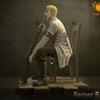 Attack on Titan: Shingeki no Kyojin Reiner Braun Chair Scene Figure Gun in Mouth Pose Anime Collectible Statue Toys Gifts
