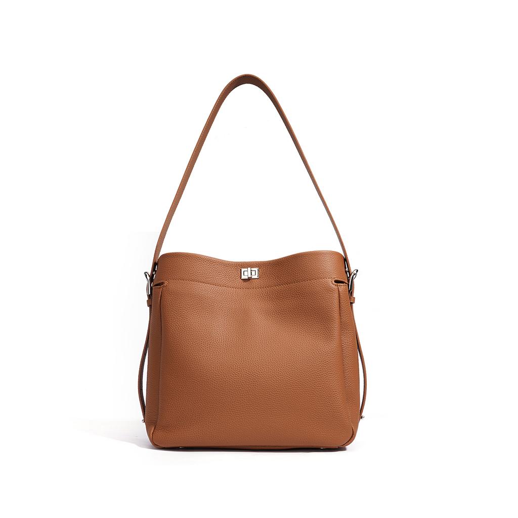 2025 Nischendesign Schultertasche High Sense Retro Neue Textur Messenger Bag Mode Vielseitige Bucket Tote Bag