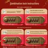 2026 New Style Large Capacity Savings Album: Password Lock Money Bag for Wealth Management & Banknote Storage