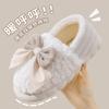 Cotton Slippers Shiqiu 2025 New Indoor Thick-bottomed Plush Non-slip Confinement Slippers