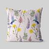 Retro Flower and Bird Pillowcase Dormitory Decoration Office Living Room Sofa Home Pillowcase