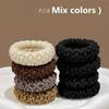 High Elasticity Thick Hair Band Set for Women - Elegant and Sweet Solid Color Pill Band, Soft and Not Tight Hairstyle, Suitable for Adults