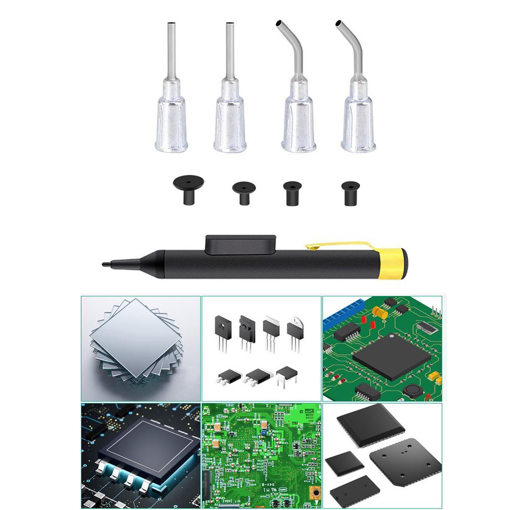 Vacuum Pen with Suctions Pad Desoldering Suctions Pen Solders Extractions Removal Tool for IC Surfaces Mounted Devices Chip