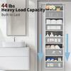 5-Layer Hanging Door Organizer - Large Capacity Storage Pockets for Wardrobe/Bathroom, Space Saving