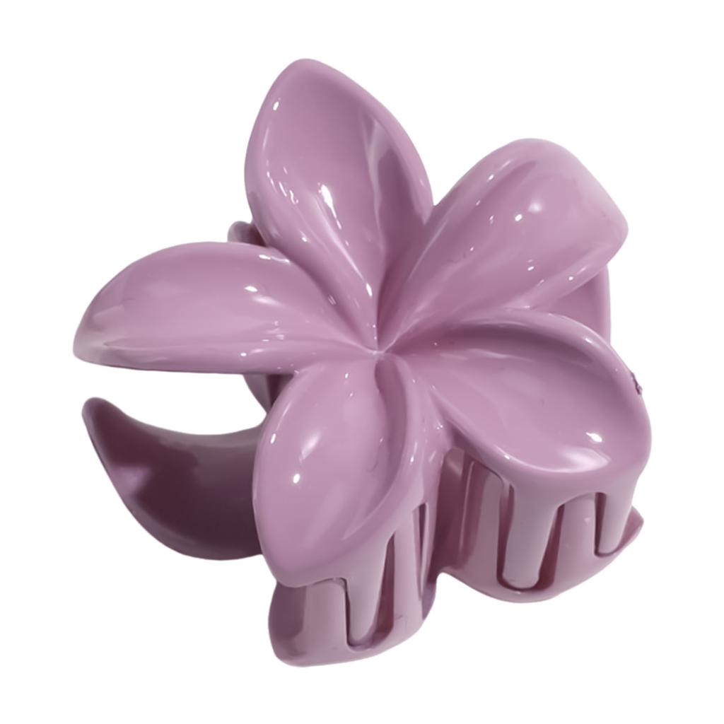 Mini Lily Flower Hair Clip 4cm Plastic Alloy For Women Girls Daily Use