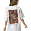 BF style American printing loose retro ins% pure cotton short-sleeved national tide European and American style age reduction niche T-shirt women's