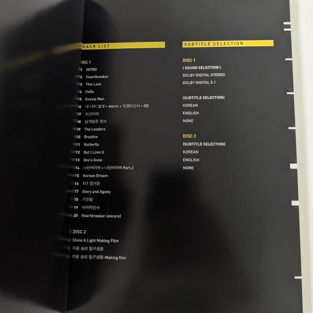 [USED] Korean version BIGBANG G-DRAGON Jiyong CD DVD