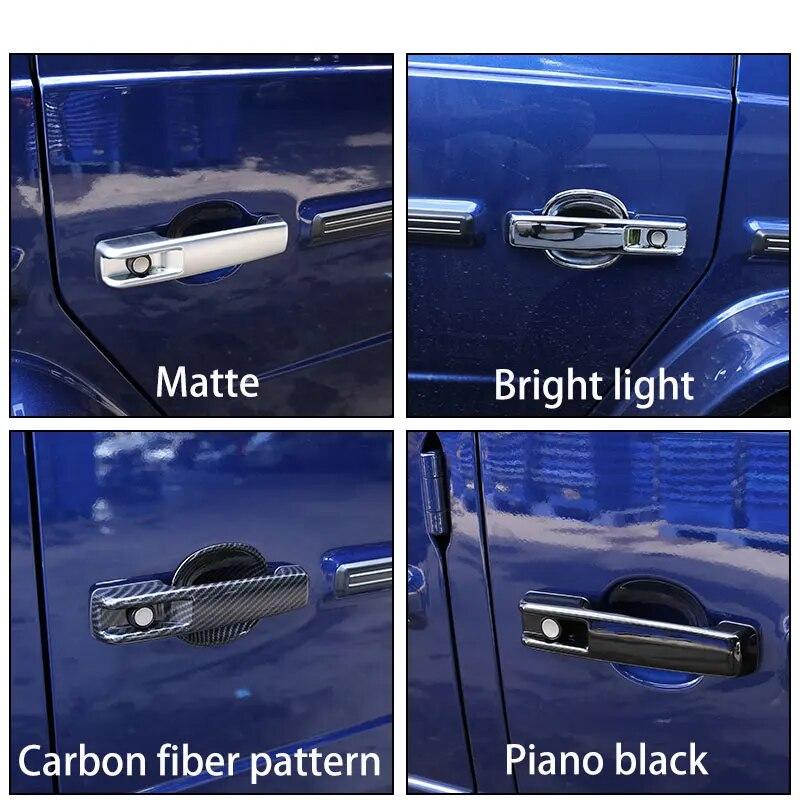 Car Outer Door Handle Decorate Door Bowl Protection Trim Cover for Mercedes-Benz G Class W463 W464 G65 G350 - Auto Parts