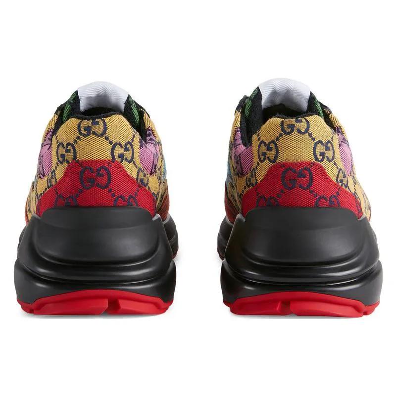Gucci Womens Rhyton 'GG Multi-Color' (women's Sizes) Multi-Color Chunky Sneakers 663681 2UZK0 7072