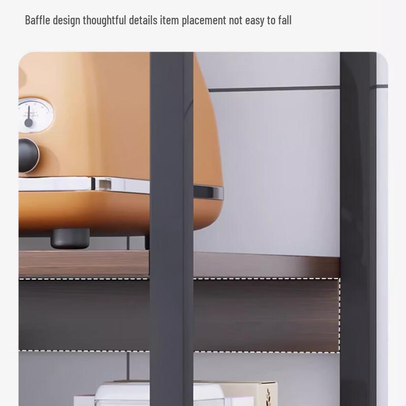 Yingbai 5-Tier Storage Rack with Black Frame