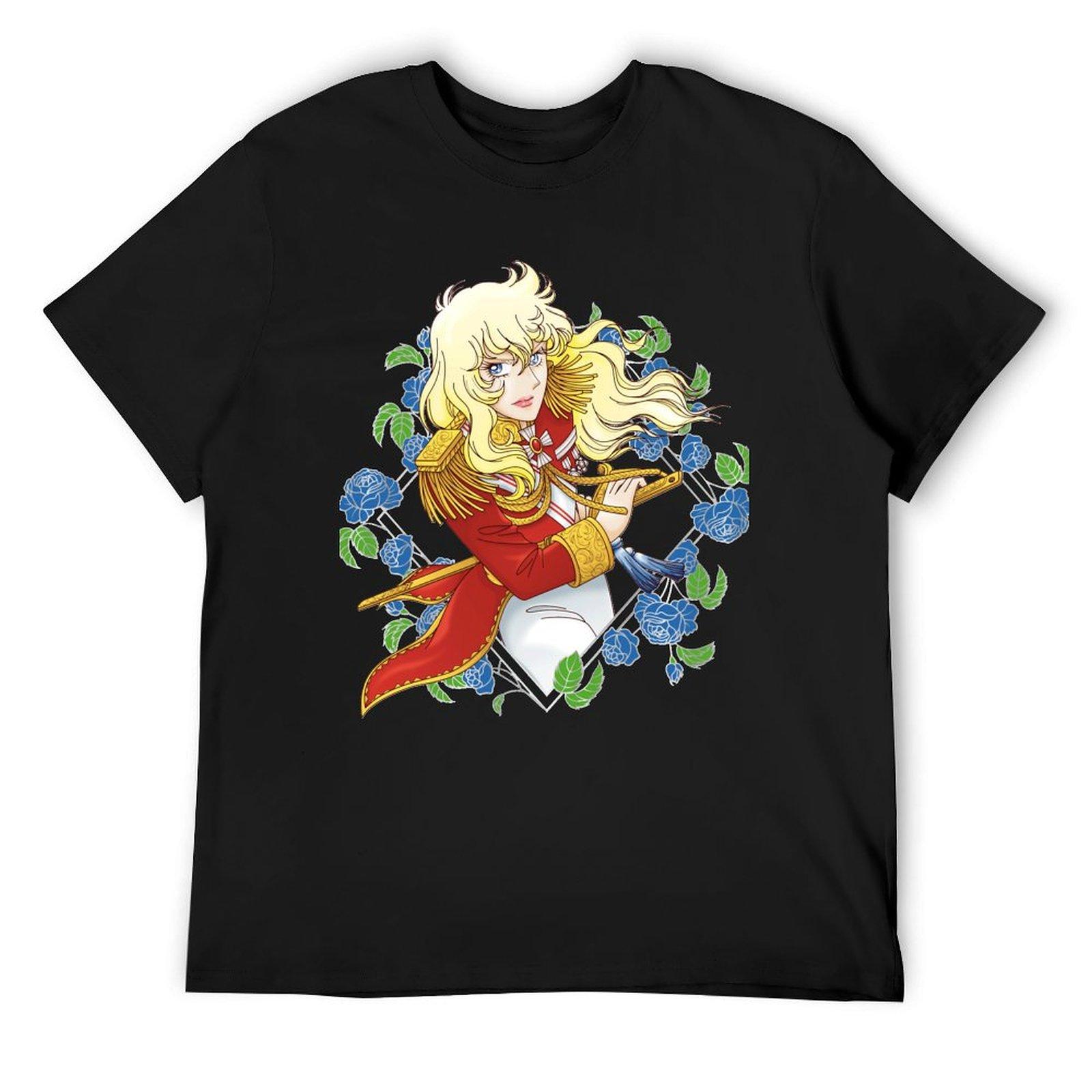 

Oscar Franois de Jarjayes T-Shirt shirts graphic baggy shirts summer top boys whites mens t shirts casual stylish 4XL