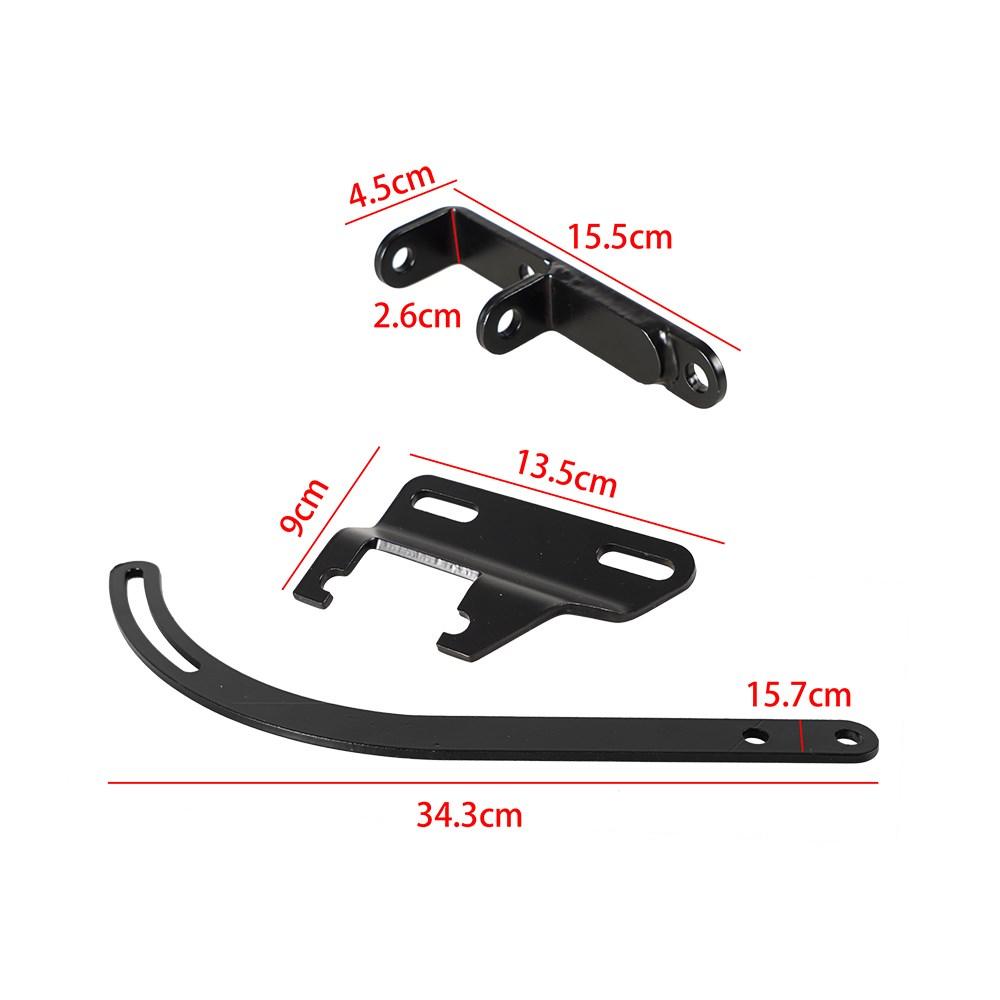 Alternator Bracket Drivers Side For Small Block Chevy Engines with Short Water Pump Chevy 265 283 327 350 Engines Black