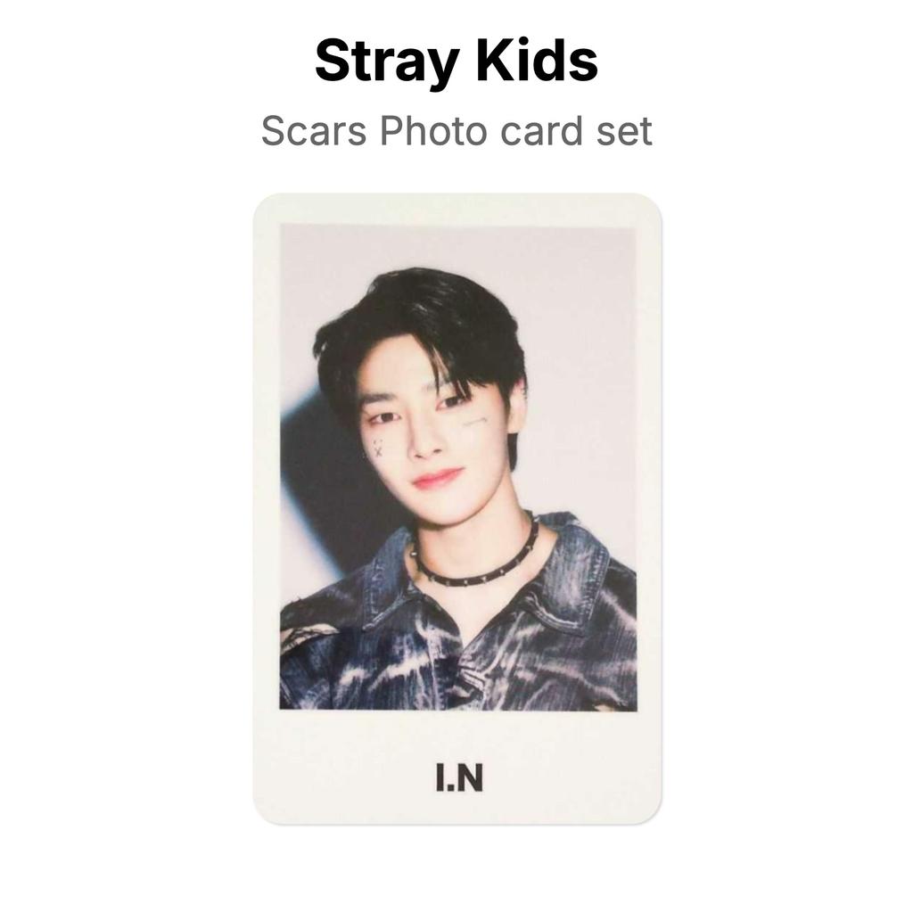 Stray Kids Scars Photo card set Official Photocard