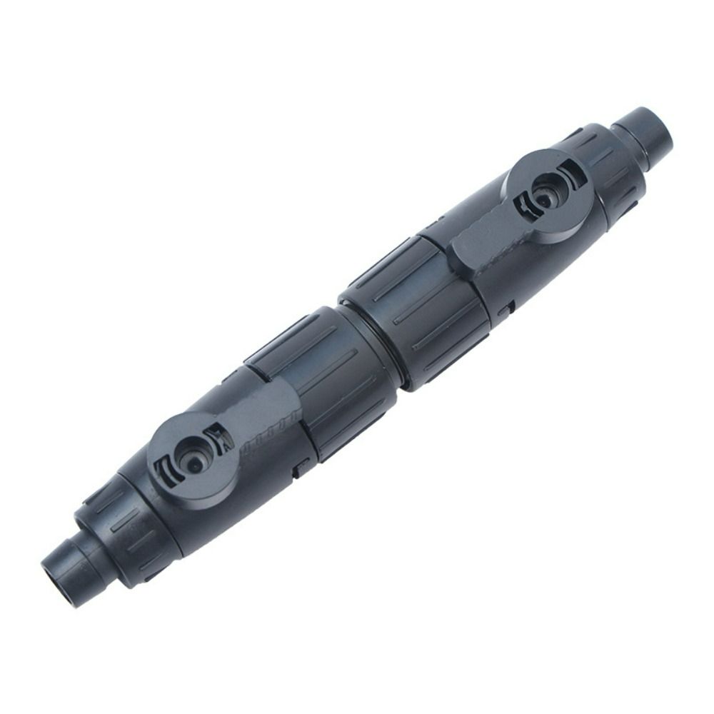 Practical Plastic Aquarium Tap Connector Black 16mm/12mm Aquarium Water Control Valve Quick Release Pipe Separation Joint