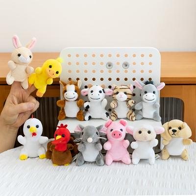 Dito Marionetta Animale del Bosco Panda Giocattolo Peluche Bambini Squalo Oceano Bambola