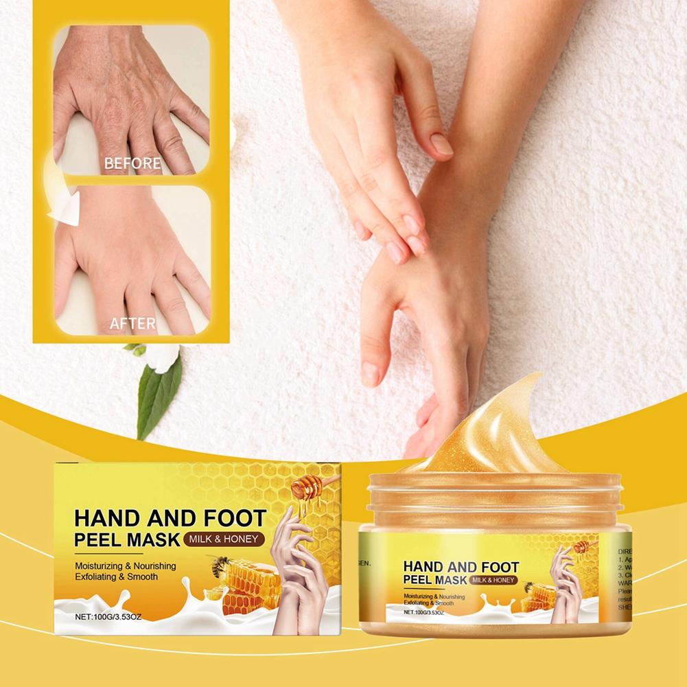 Milk Honey Hand and Foot Peel Mask Moisturizing Nourishing Smooth