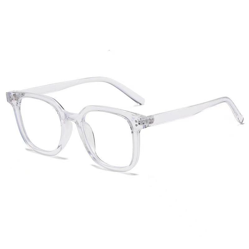 Anti-blue Light Glasses Simple Square Eyewear Women Men Daily Commute Eyeglasses Blue Light Blocking Man Lady Computer Eyeglas