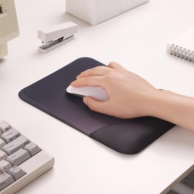 Tapete de Rato Mouse Pad com Suporte de Gel para o Pulso e Base de Borracha Antiderrapante Mousepad para Uso em Laptop e PC Manutenção Fácil