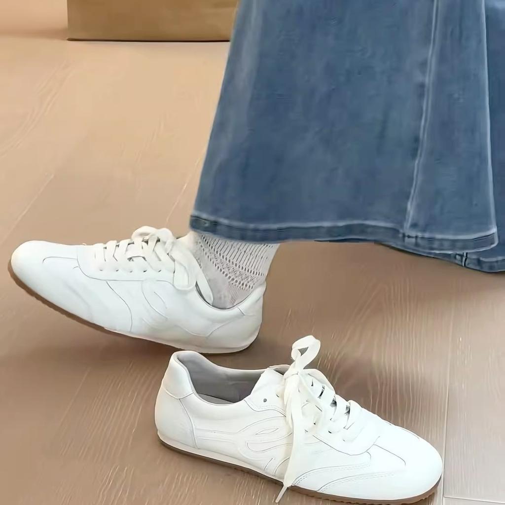 Retro little white shoes women's new summer versatile soft-soled Agande training shoes non-slip casual sports board shoes