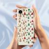 For iPhone 17 Air Case Christmas Tree Gingerbread Pattern Printing Straight Edge TPU Phone Back Cover