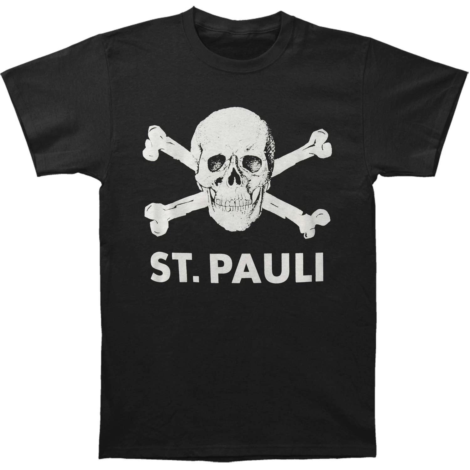 Мужской ФК Ст. Футболка Pauli Skull Tee Маленькая Черная XS