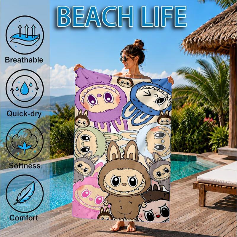 Bunny Costume Adventure Beach Towel, Microfiber Beach Towel, Perfect For Pool, Beach, Travel, Home Decor Beach Party Fan gifts