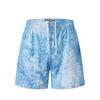 EES-10 Herr Snabbtorkande Strandshorts i Mesh, Sommar Gradient Retro Strandmönster Avslappnad Boardshorts