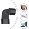 Rechtwinkliger IEC320 C14 zu C13 Steckdosenadapter, 3-Pin Stecker auf Buchse, PVC-KonstruktionS