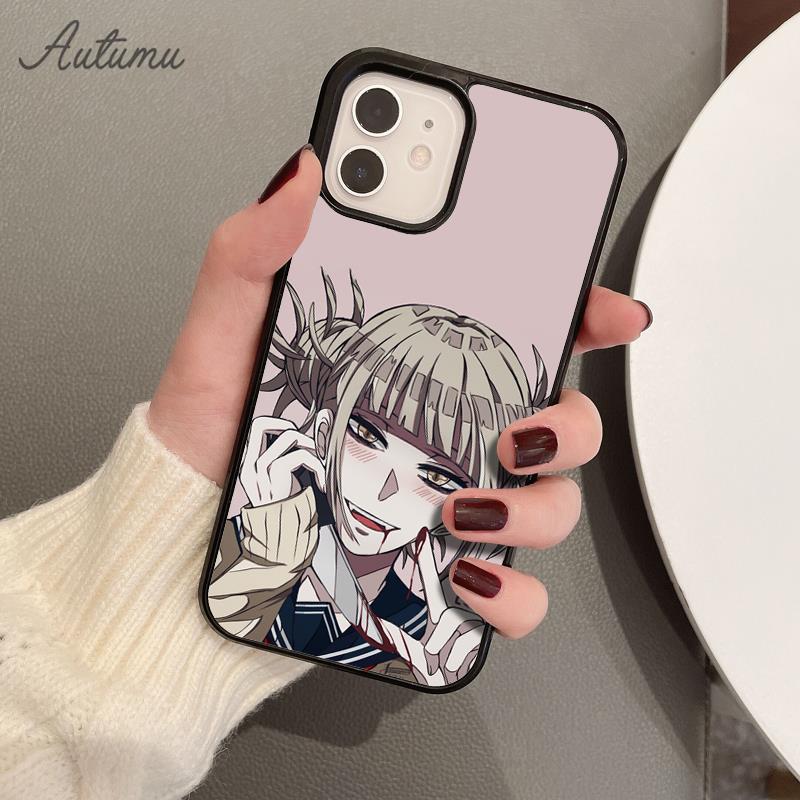 Himiko Toga Boku No Hero Academia Phone Case for iPhone 11 12 13 14 Pro Max mini XR XS SE 2020 6S 7 8 Plus Samsung S21 S22 Cover