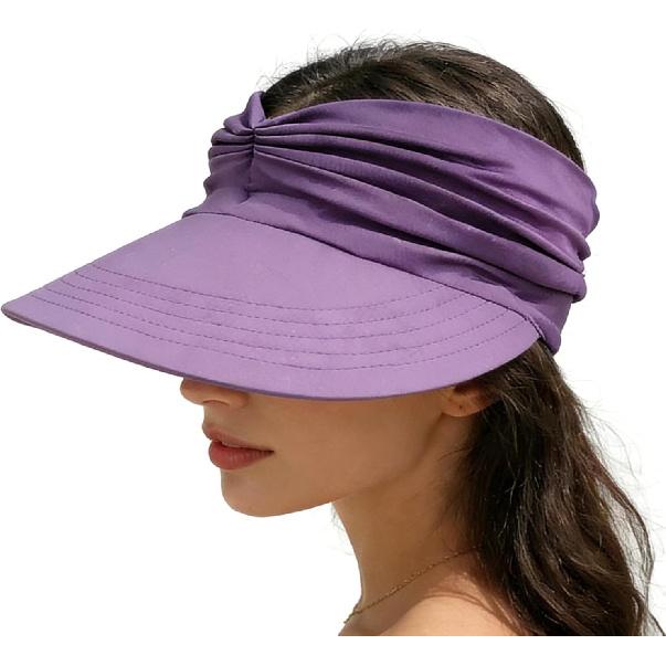 Sun Hat Women Sun Beach Visor Cap UV Protection Summer Wide Brim Hat for Sports Beach Golf Tennis Hiking