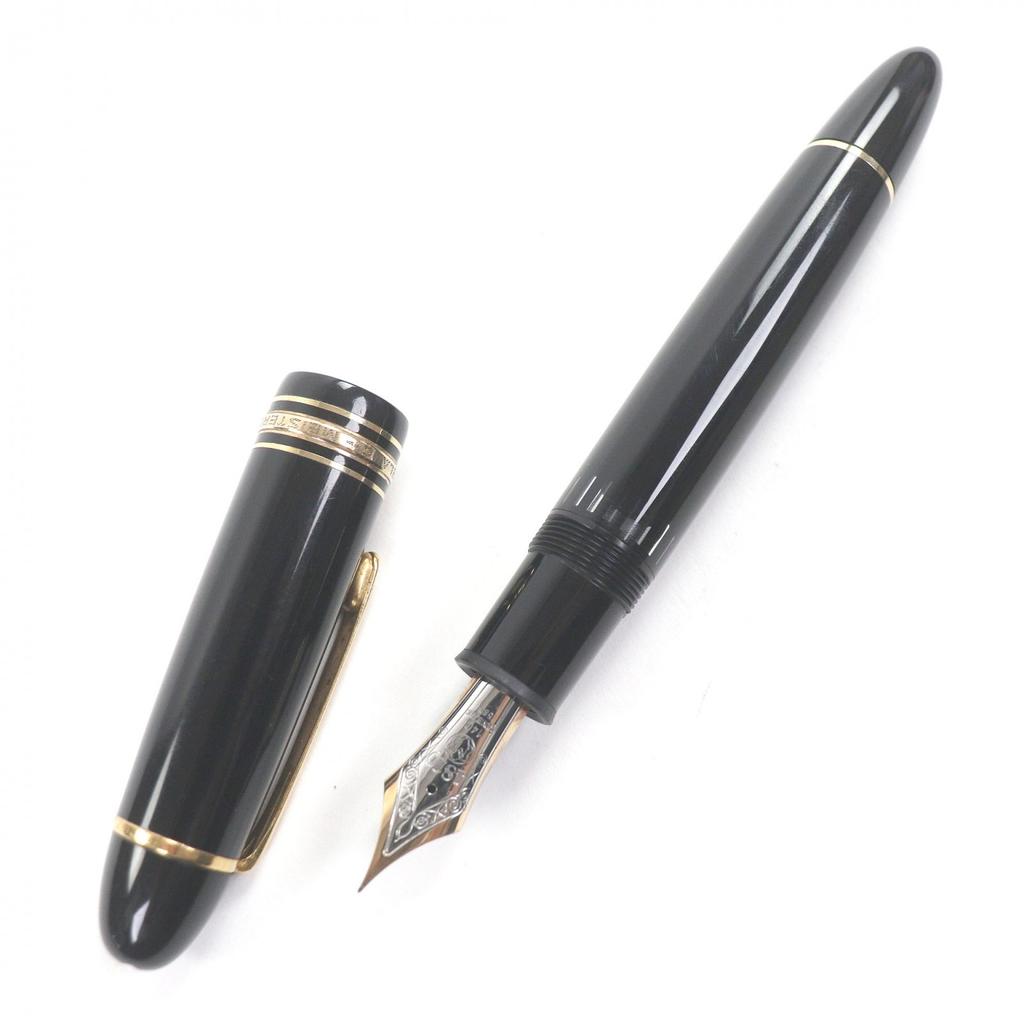 Very Good MONTBLANC fountain pen Meisterstück 149 Cap type black 14C mens Used