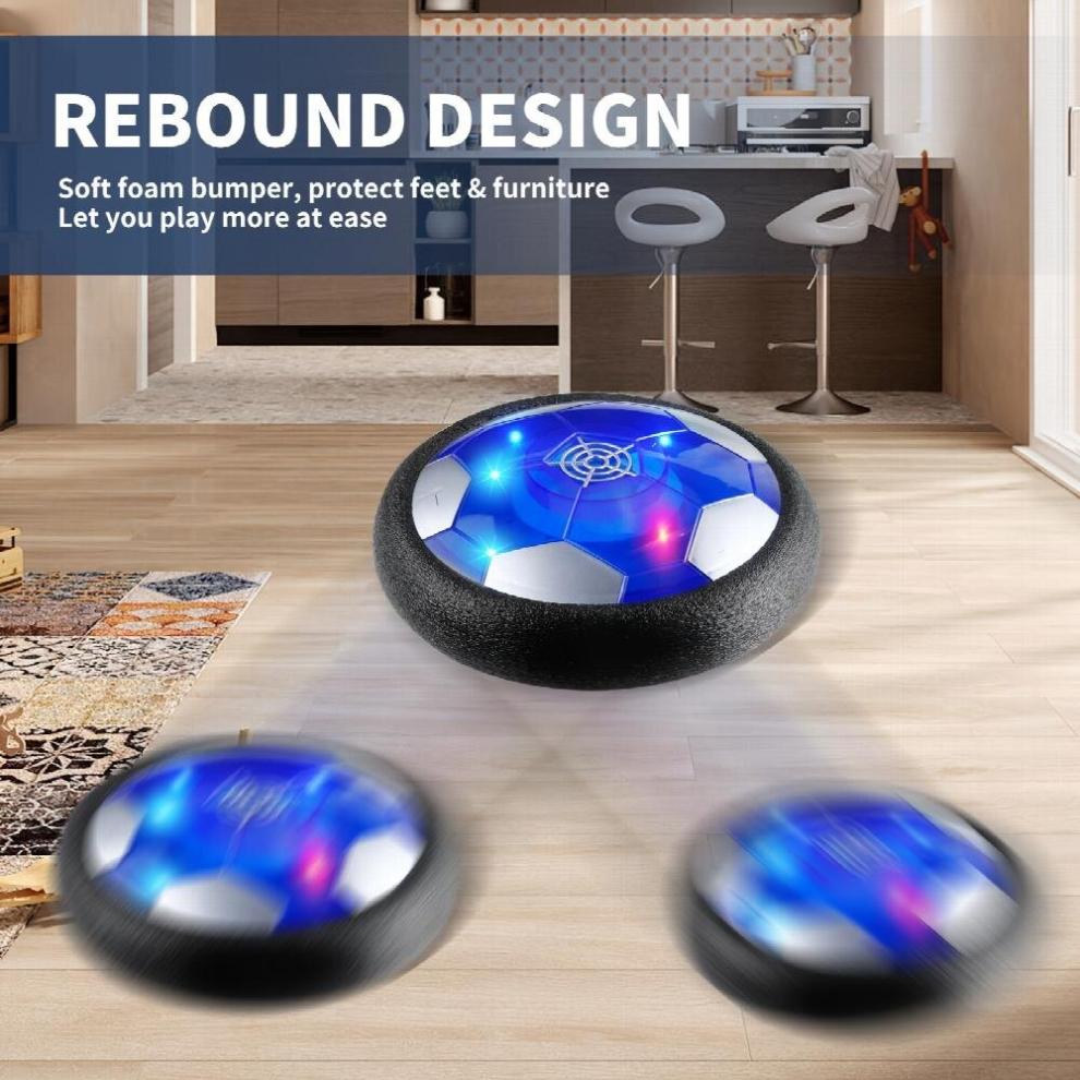 Floating Soccer Boy And Girl Rechargeable Air Floating Soccer With LED Lights And Foam Bumper Soccer Suitable For 8 12 Year Old Children Boys And Girl
