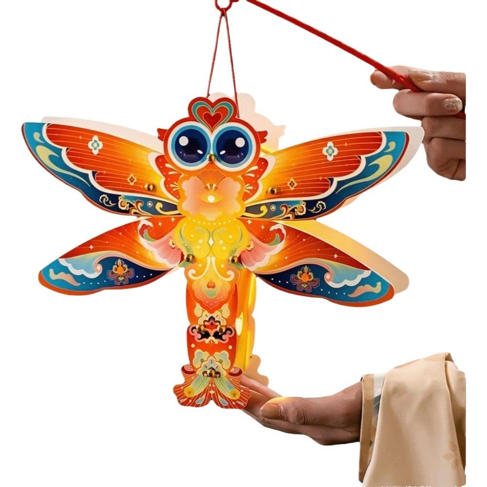 Butterfly Children's Hand-held Lanterns Paper Luminous Lantern Mid-Autumn Festival