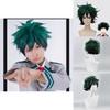 Premium Quality Anime My Hero Academia Deku Izuku Midoriya Short Cosplay Wig In Green With Black