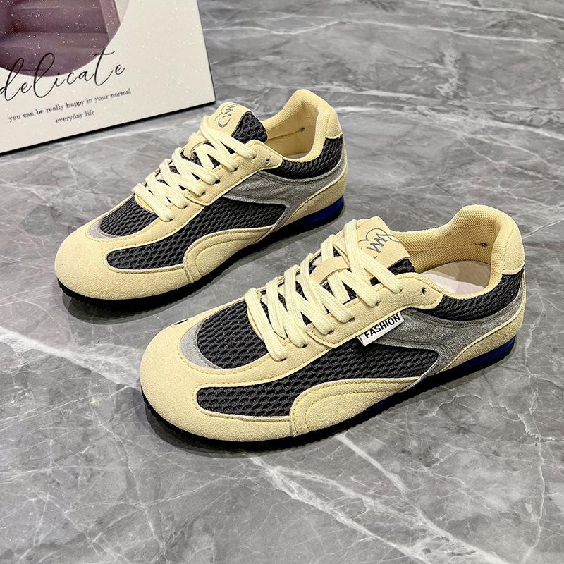 Sports Women's Shoes 2025 New Summer Thin Mesh Shoes Breathable Mesh Sports and Leisure Shoes Lightweight Forrest Gump Travel Shoes