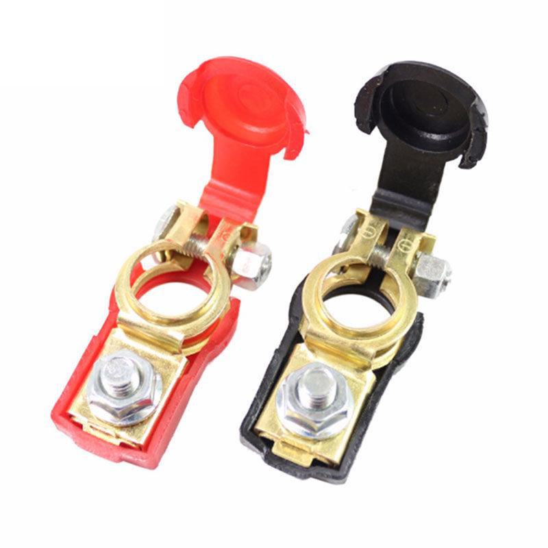 Pure Copper Battery Terminal Clamp for Car Battery - Thickened Clip Connector