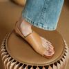 Fashion 2025 New Woman Genuine Leather Summer Sandals Kitten High Heels Party Prom Shoes Sandals Fashion Pumps Heels Shoes for Women