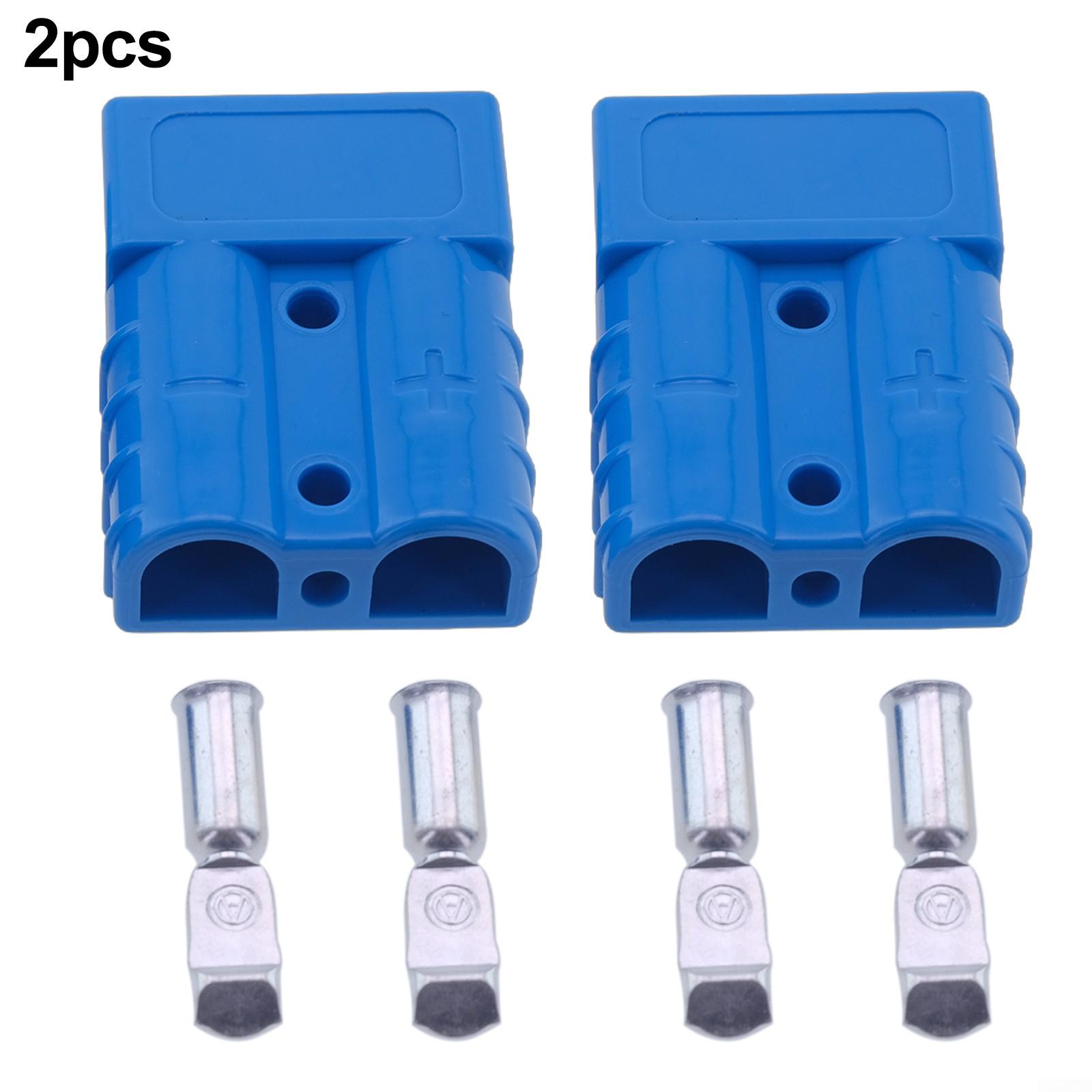 

ДЛЯ разъема Anderson 50A 600V разъем питания аккумулятора терминал вилочного погрузчика синий