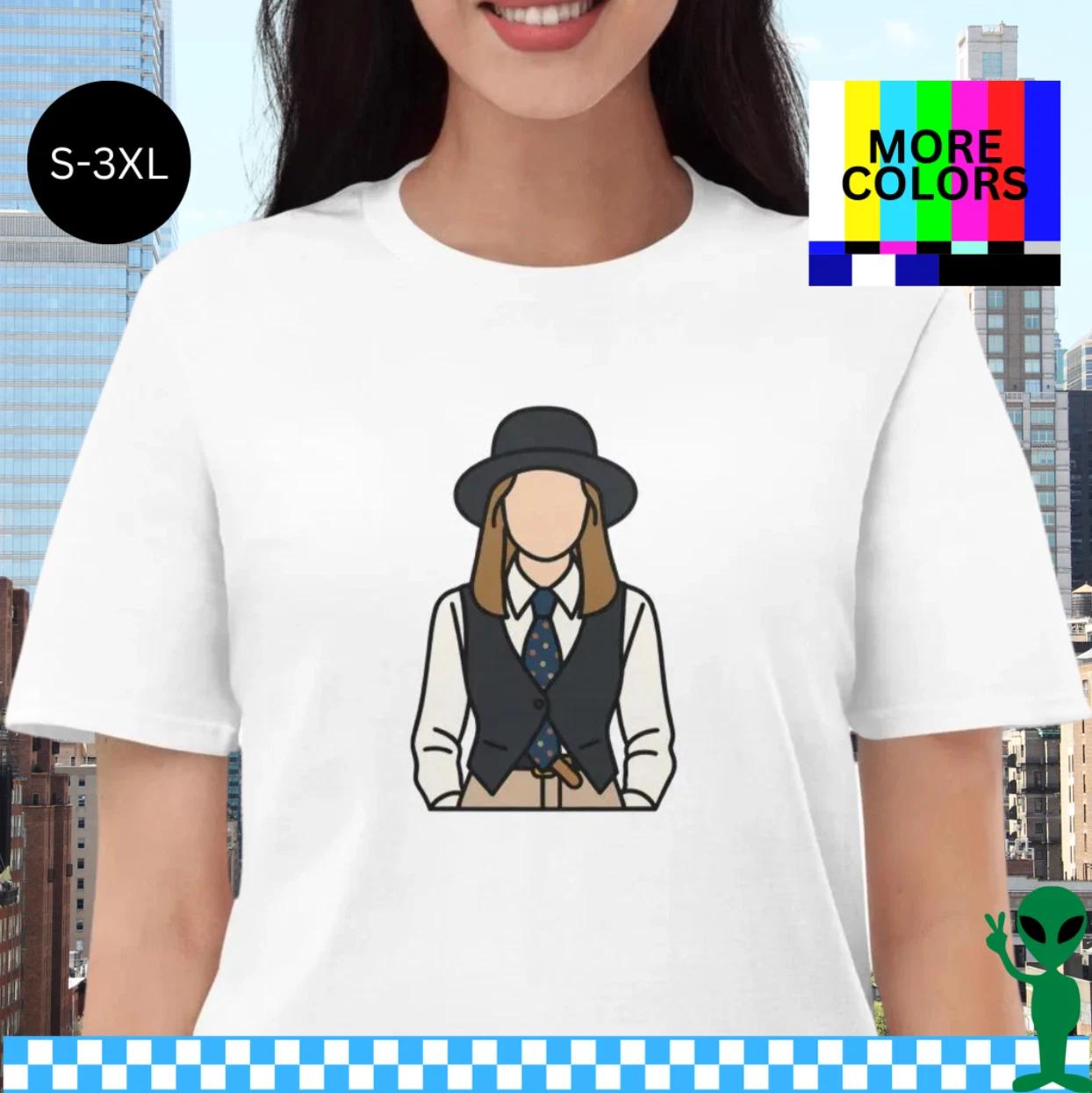 Diane Keaton Annie Hall Shirt Minimalist Line Art Tee Classic Movie T-shirt XL
