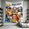 One Piece Monkey D Luffy Wall Tapestry Aesthetic Wall Hanging Printed Fabric Blanket Decorative Tapestries For Bedroom Living Room Home Decor
