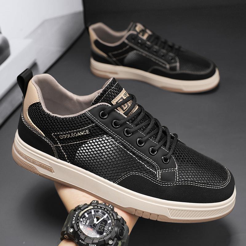 Summer Mesh Breathable Men's Casual Sneakers Outdoor Lightweight Walking Footwear Comfortable Board Shoes Anti Slip Sport Shoes