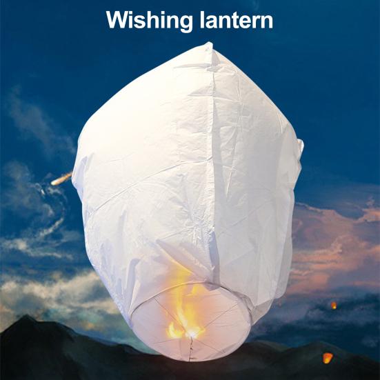 Yousheng 10 Pcs Paper Lanterns Large Chinese Lanterns To Write Messages Miniature Hot Air Balloons for Outdoor Events Celebrations