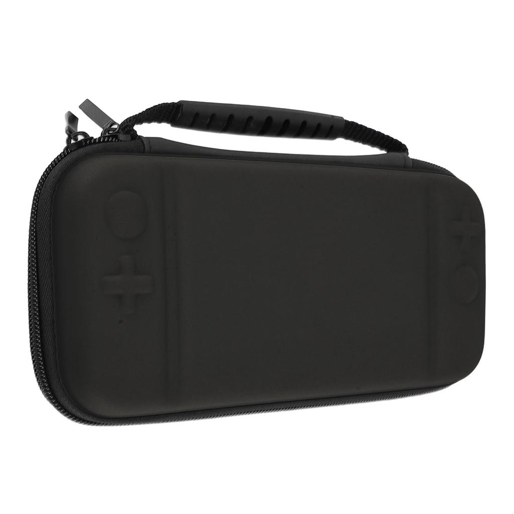 Spielkonsolenhülle Super Dünn Tragbar Reise Trage Aufbewahrung Schutz für Switch Lite mit 10 Spielkartenfächern Schwarz