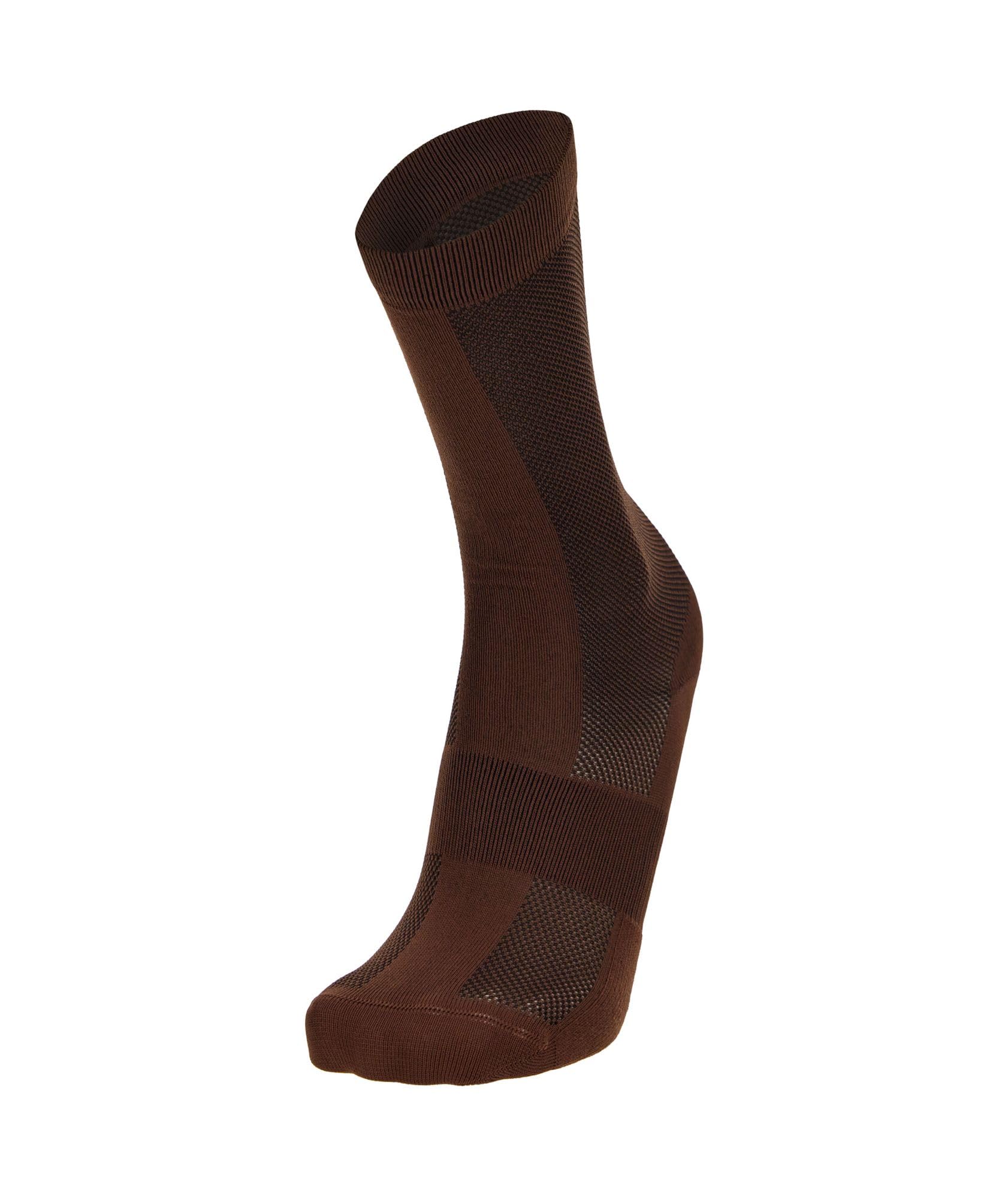 

Santini PURO Cycling Socks, Unisex, High Fit, Made in Italy, Chocolate (Sizes M-L), 1S652QSKPURO [Authentic]